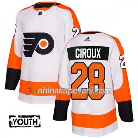 Philadelphia Flyers Dresy Claude Giroux 28 Bílá 2017-2018 Adidas Authentic - Dětské Philadelphia Flyers Dresy Claude Giroux 28 Bílá 2017-2018 Adidas Authentic - Dětské